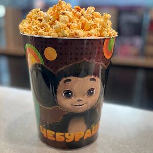 Попкорн сырный в жестяном ведре