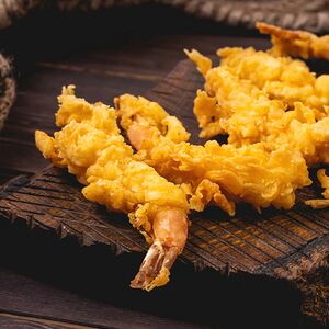 Креветки в кляре