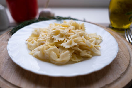 Макароны отварные