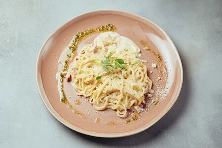 Паста с беконом