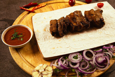 Шашлык из свиных ребер