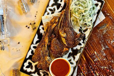 Шашлык из корейки молодого барашка