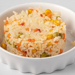 Рис отварной с овощами