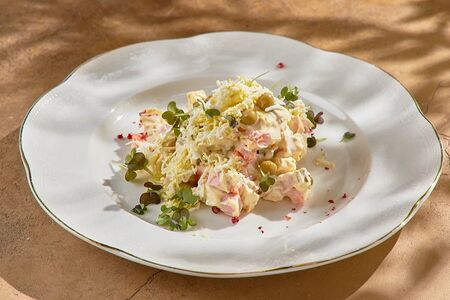 Оливье с мортаделлой