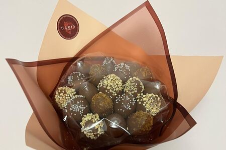 Букет из клубники в шоколаде Хардкор S