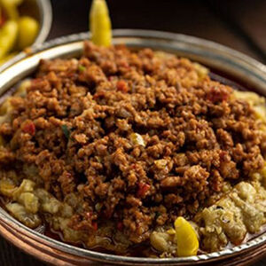 Вяленные баклажаны с фаршем на сливочном масле