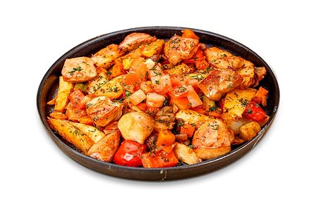 Жаркое лесника с куриным филе