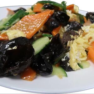 Маринованные грибы эноки с огурцом №78