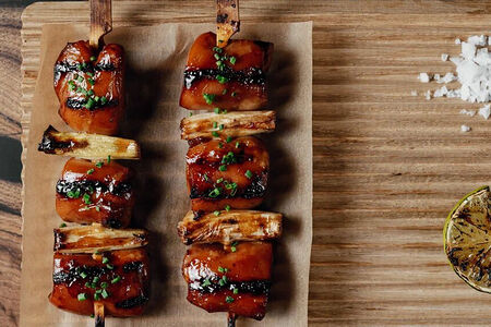 Филе цыпленка с соусом ахи-барбекю