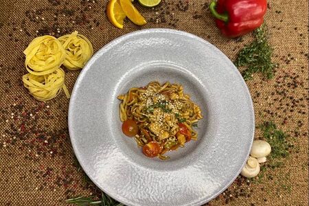 Удон с курицей