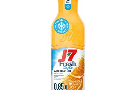 J7 Fresh Taste Сок апельсин с мякотью пл/б