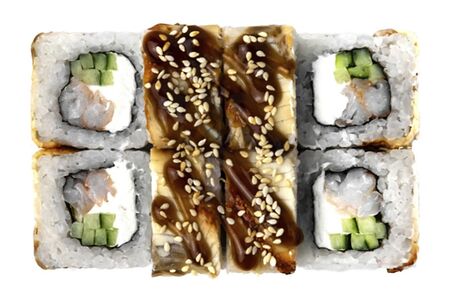 Ролл Канада с креветкой