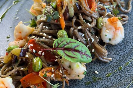 Соба с креветками