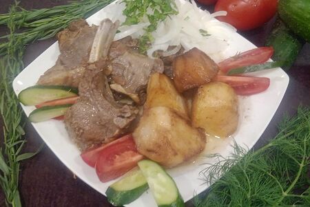 Казан-кебаб из баранины