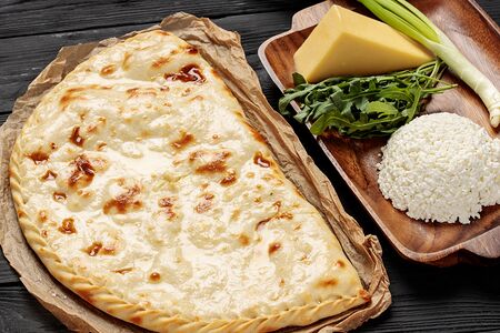 Творог с сыром и рукколой