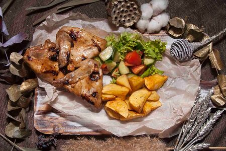 Крылышки гриль