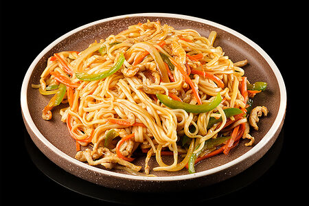 Китайская лапша с курицей