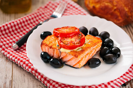 Сёмга запечённая