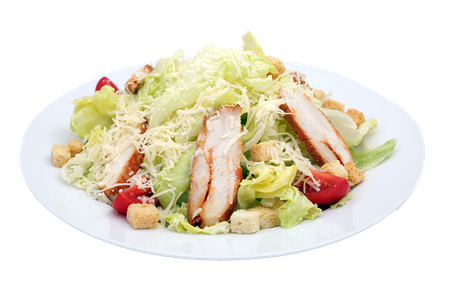 Салат Цезарь с курицей