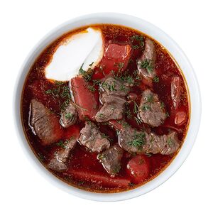 Борщ с говядиной