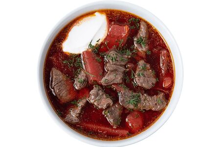 Борщ с говядиной