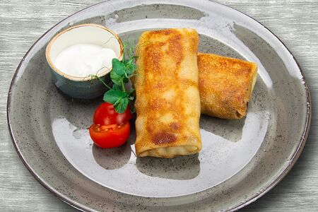 Блины с мясом
