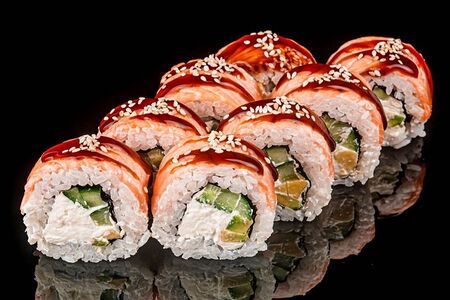 Ролл Филадельфия гриль