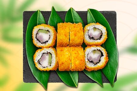 Ролл Темпура с морским окунем