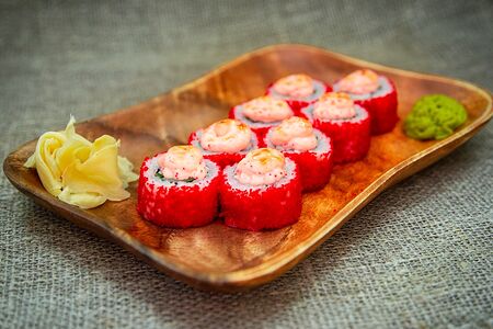 Запеченный с лососем