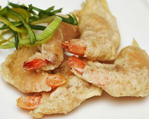 Креветки в кляре