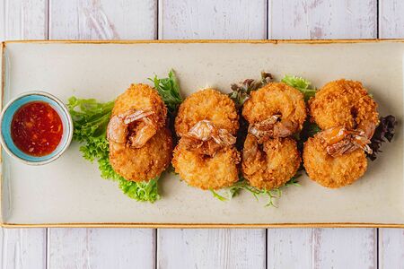 Креветки панко