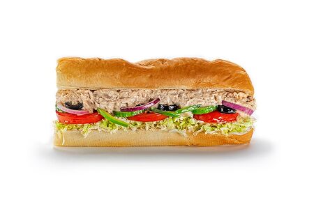 Сэндвич с тунцом половинка