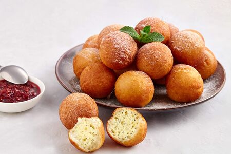 Творожные шарики с маком