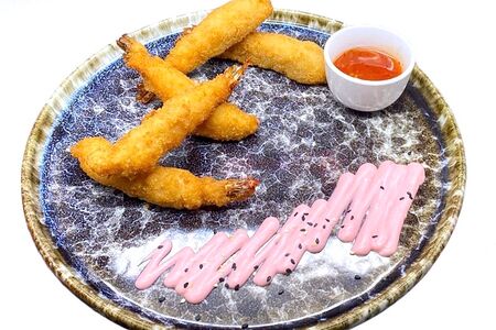 Хрустящие креветки по-японски