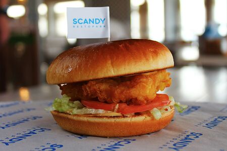 Чикенбургер барбекю