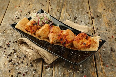 Шашлык из куриного филе