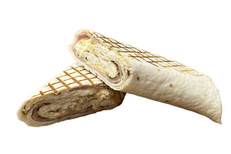 Ролл с омлетом, ветчиной и сыром