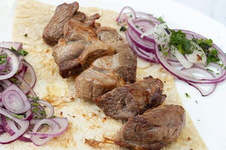 Шашлык из баранины (мякоть)