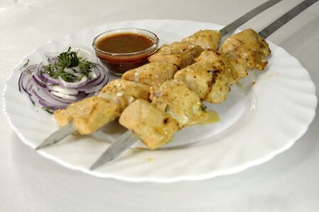 Шашлык из филе голени индейки