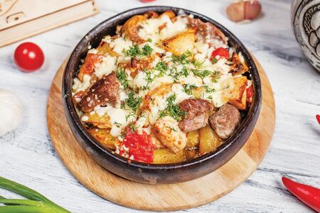 Сковородка с бараниной