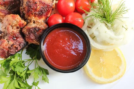 Шашлык из cвинoй шеи