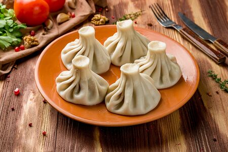 Хинкали с бараниной