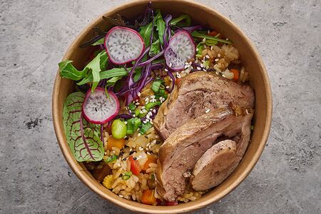 Рис со свининой