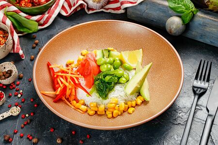 Поке вегетарианский