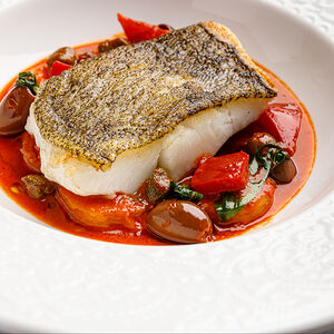 Палтус с брокколи