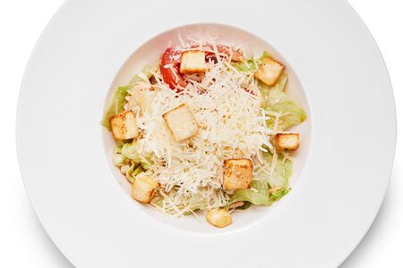 Салат с курицей и пармезаном