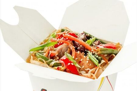 Острая коробочка с лапшой