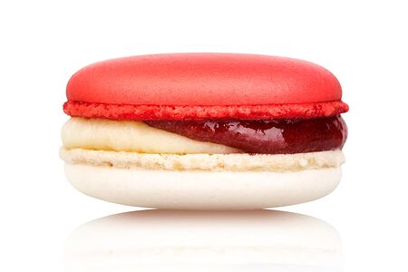 Земляника в сливках (макарони, макаруны, макаронсы, macaron)