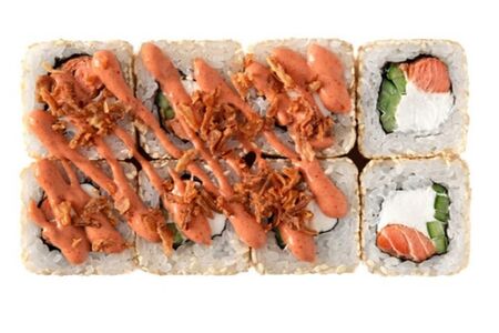 Ролл Сяке терияки