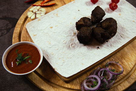 Шашлык из говяжьей печени